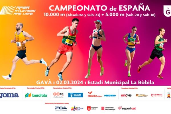 Campeonato de España de 5.000m Sub20 y Sub18: Óscar Gaitán 2º clasificado