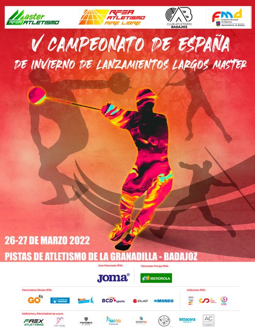 V Campeonato de España de Invierno de Lanzamientos Largos Master