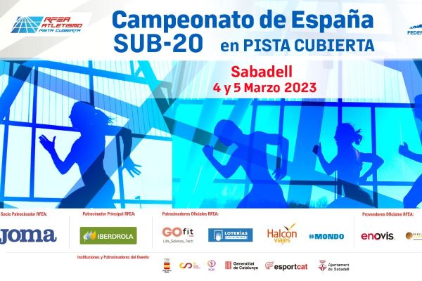 Campeonato de España Sub20 en Pista Cubierta: Resultados