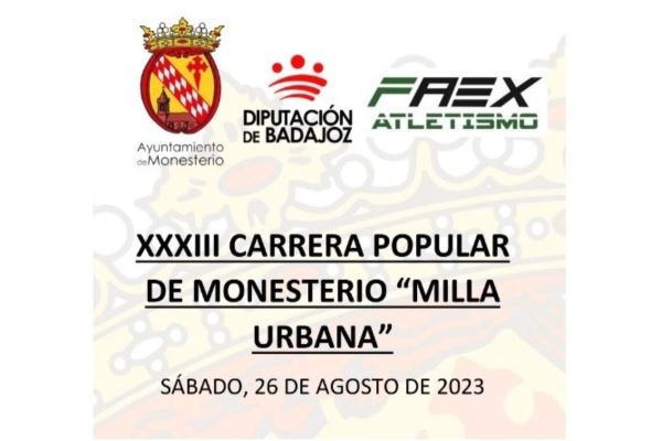 XXXIII Carrera popular de Monesterio MILLA URBANA: Resultados