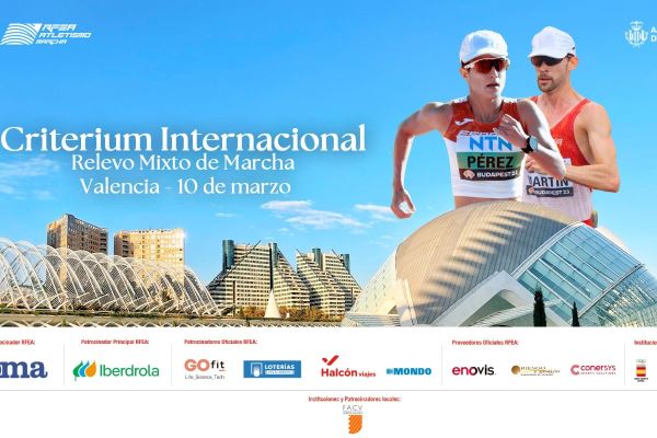 Criterium Internacional Relevos Mixto de Marcha: Álvaro Martín 1º