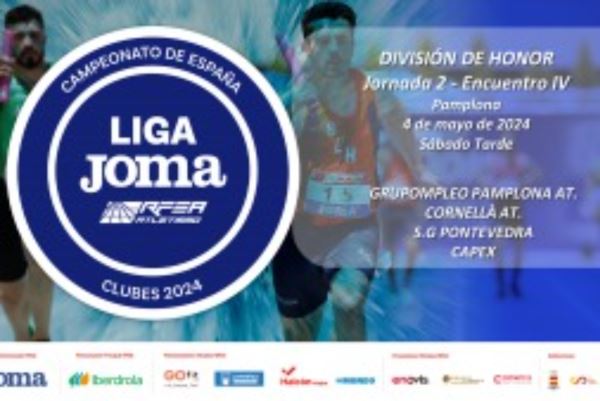 Liga Joma Clubes DH Hombres J2: Resultados