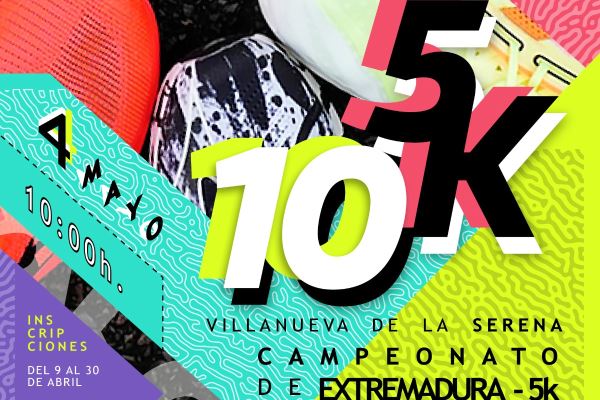 Campeonato de Extremadura 5k: Inscripciones