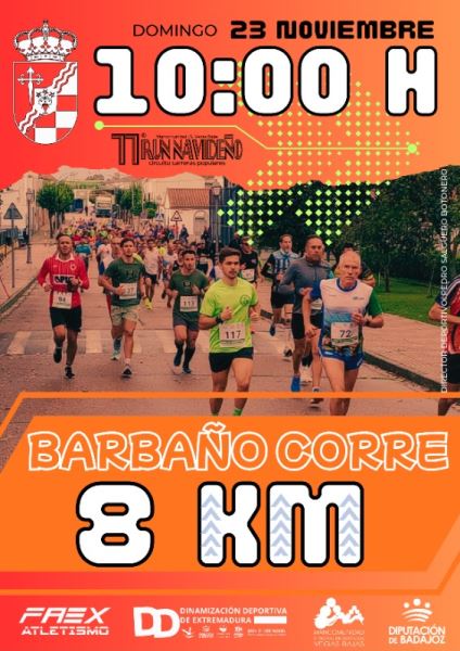Barbaño corre 8Km