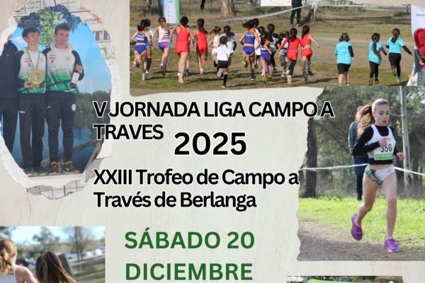 XXIII Trofeo de Campo a Través de Berlanga - III Jornada Liga Autonómica de Cross y III Jornada Judex de Campo a través: Inscritos