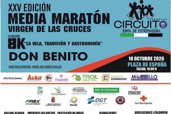 XXV Media Maratón Virgen de las Cruces y IX 8K “La Velá, Tradición y Gastronomía”