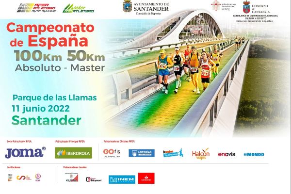 Campeonato España 100 km y 50 km Absoluto y Master: Resultados