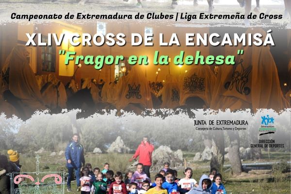 Cto. de Extremadura de clubes de CT - XLIV Cross de la Encamisá - Liga Autonómica de CT V Jornada: Resultados y Clasificación de Clubes